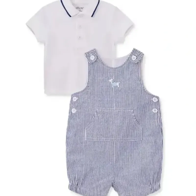 Shop All|Little Me - Baby Boys Puppy Shortall Set - cutbabycare.com | baby boutique & care hub