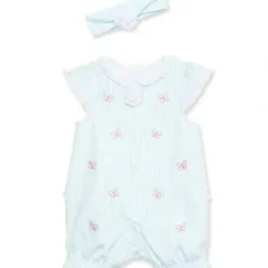 Shop All|Little Me - Baby Girl Butterfly Romper & Headband - cutbabycare.com | baby boutique & care hub