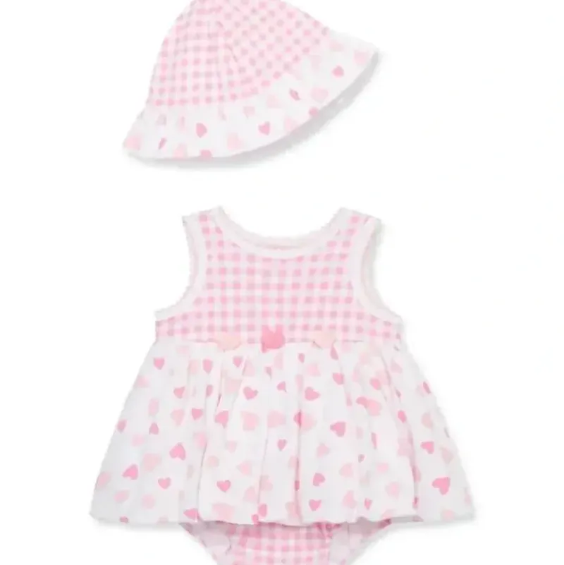 Shop All|Little Me - Baby Girl Hearts Popover & Hat - cutbabycare.com | baby boutique & care hub