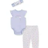 Shop All|Little Me - Baby Girl Rainbow Bodysuit & Legging Set, Blue - cutbabycare.com | baby boutique & care hub