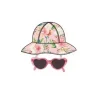 Shop All|Little Me - 2Pc Girl Hat & Heart Sunglass Set Floral, 0/12M - cutbabycare.com | baby boutique & care hub