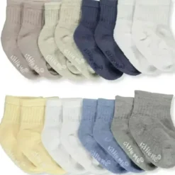 Shop All|Little Me - 8Pk Baby Boy Grippy Crew Socks, 12/18M - cutbabycare.com | baby boutique & care hub