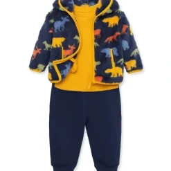 Shop All|Little Me - 3Pk Baby Boy Woodland Infant Sherpa Set - cutbabycare.com | baby boutique & care hub