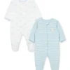 Shop All|Little Me - 2Pk Baby Boy Wonder Footies Blue - cutbabycare.com | baby boutique & care hub