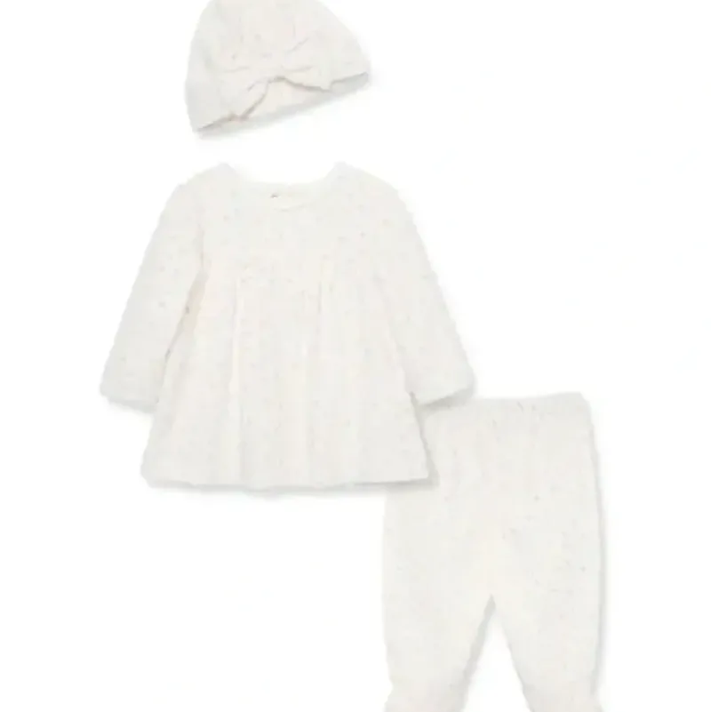 Shop All|Little Me - 3Pk Baby Girl Charms Tunic Set Pink - cutbabycare.com | baby boutique & care hub