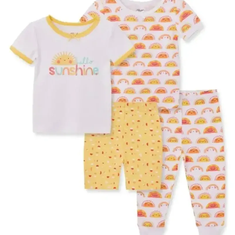 Shop All|Little Me - 4Pk Baby Neutral Sunshine Pj Yellow - cutbabycare.com | baby boutique & care hub