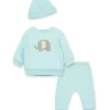 Shop All|Little Me - 3Pk Elephant Quilt Set Aqua - cutbabycare.com | baby boutique & care hub