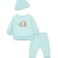 Shop All|Little Me - 3Pk Elephant Quilt Set Aqua - cutbabycare.com | baby boutique & care hub