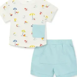 Shop All|Little Me - 2Pk Focus Kids Coastal Short Set - cutbabycare.com | baby boutique & care hub