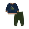 Shop All|Little Me - 2Pk Little Me Dino Fun Velour Set - cutbabycare.com | baby boutique & care hub