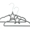 Shop All|Living Textiles Baby Coat Hangers 6 Pack - Grey Star - cutbabycare.com | baby boutique & care hub