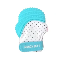 Shop All|Malarkey Kids Munch Mitt Baby 3-7m Teething Mitten Gloves Silicone Aqua Blue - cutbabycare.com | baby boutique & care hub
