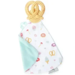 Shop All|Malarkey Kids Munch-it Soft Fabric Baby 3m+ Chew Blanket Silicone Sweet & Salty - cutbabycare.com | baby boutique & care hub