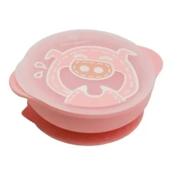 Shop All|Marcus & Marcus Lucas Hippo 450ml Self Feeding Suction Bowl w/ Lid 12-18m Pink - cutbabycare.com | baby boutique & care hub