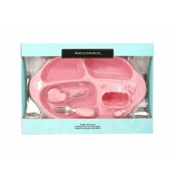Shop All|Marcus & Marcus Toddler/Child Silicone Dining Plate Set Pokey Pig Pink 18m+ - cutbabycare.com | baby boutique & care hub
