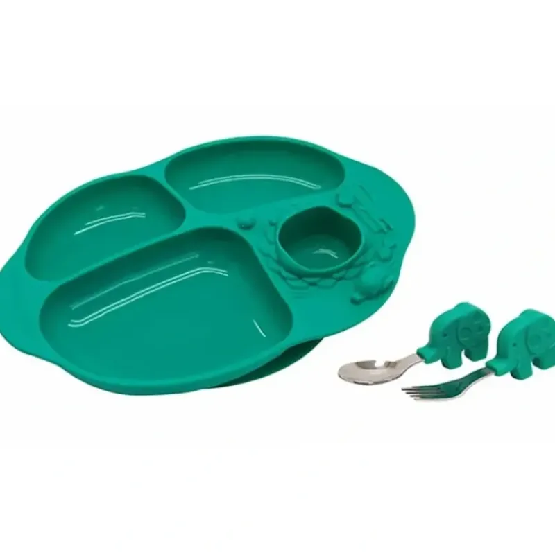 Shop All|Marcus & Marcus Toddler Yummy Dining Plate/Spoon/Fork Set BPA Free 18m+ Green - cutbabycare.com | baby boutique & care hub