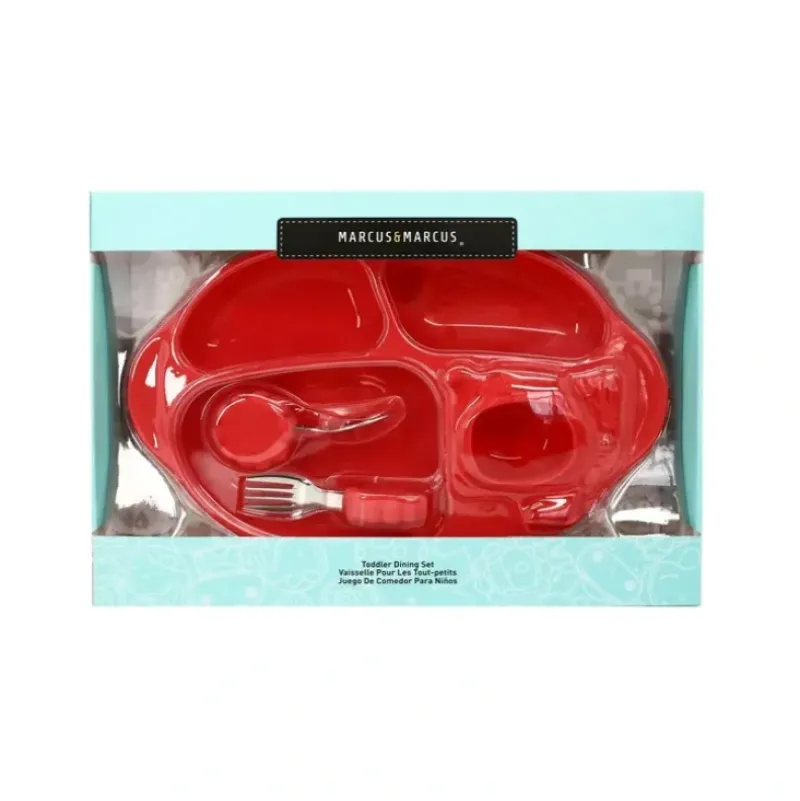 Shop All|Marcus & Marcus Toddler/Child Silicone Dining Plate Set Red Lion Marcus 18m+ - cutbabycare.com | baby boutique & care hub