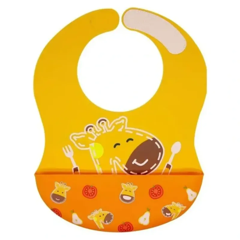 Shop All|Marcus & Marcus Wide BPA Free Silicone Bib Food Catcher Baby/Toddler 6m+ Yellow - cutbabycare.com | baby boutique & care hub