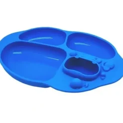 Shop All|Marcus & Marcus Yummy Dips Suction Divided Plate - Lucas Blue - cutbabycare.com | baby boutique & care hub
