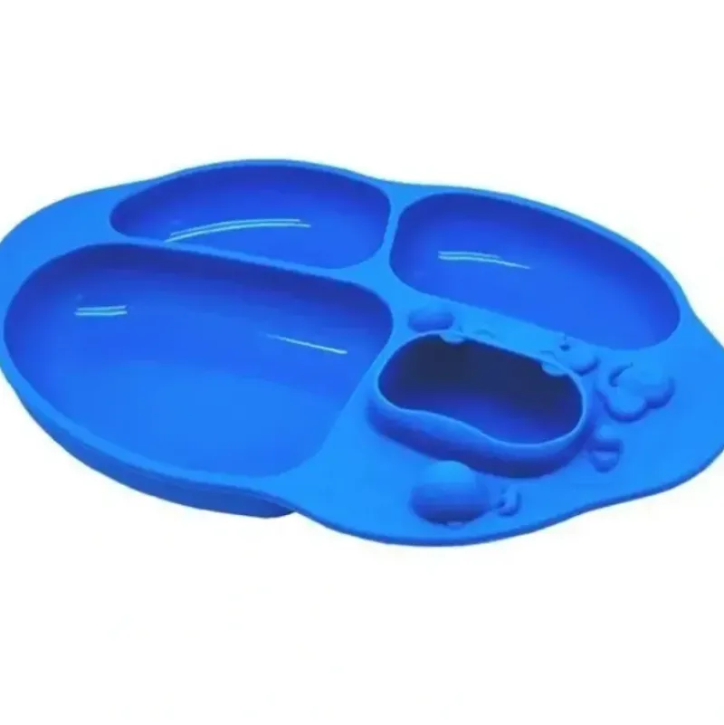 Shop All|Marcus & Marcus Yummy Dips Suction Divided Plate - Lucas Blue - cutbabycare.com | baby boutique & care hub