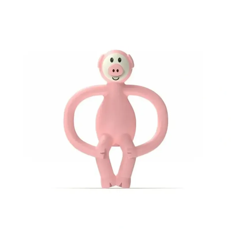 Shop All|Matchstick 11cm Monkey Animal Anti Microbial Teether Toy Baby/Infant 6-18m Pig - cutbabycare.com | baby boutique & care hub