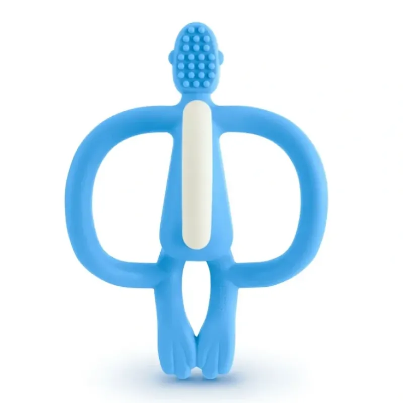 Shop All|Matchstick Monkey Teething Toy And Gel Applicator Baby Blue - cutbabycare.com | baby boutique & care hub
