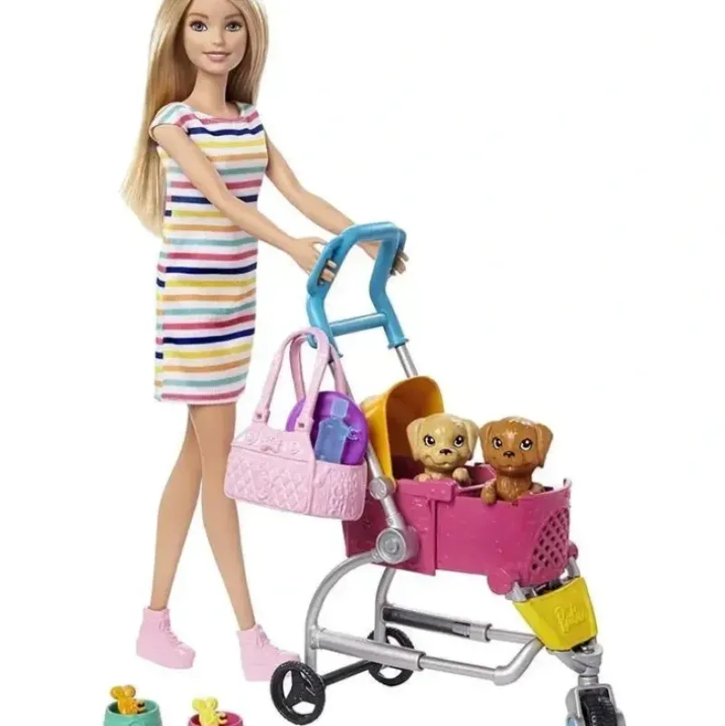 Stroller|Mattel - Barbie Dogwalking Doll & Accessories - cutbabycare.com | baby boutique & care hub
