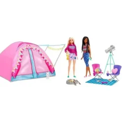 Shop All|Mattel - Barbie Let's Go Camping Tent Playset with Brooklyn & Malibu Dolls - cutbabycare.com | baby boutique & care hub