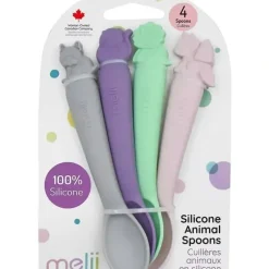 Shop All|Melii - 100% Silicone Spoons, Baby and Toddler Feeding, BPA Free, 4 Piece Set, Dog, Cat, Unicorn, & Dino - cutbabycare.com | baby boutique & care hub