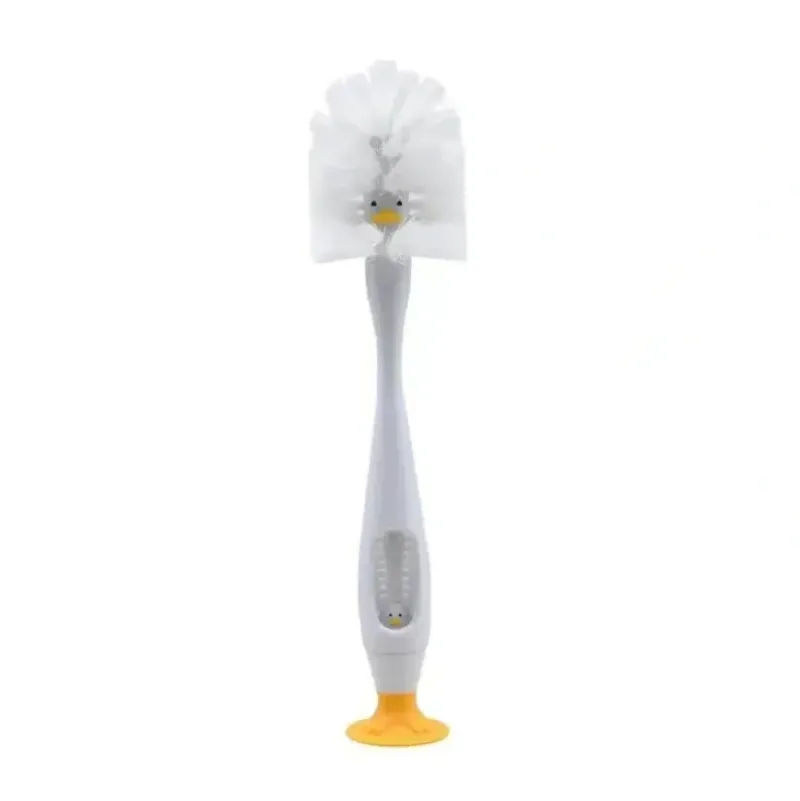 Bath Potty|Melii - Bottle Brush & Nipple Cleaner with Bristles, Duck - cutbabycare.com | baby boutique & care hub