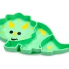 Shop All|Melii - Divided Silicone Suction Plate, Dinosaur - cutbabycare.com | baby boutique & care hub