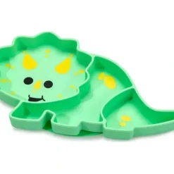 Shop All|Melii - Divided Silicone Suction Plate, Dinosaur - cutbabycare.com | baby boutique & care hub