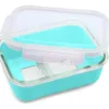 Shop All|Melii - Glass Bento Box with Sleeve, Oven, Microwave, Freezer & Dishwasher safe, 25oz, Blue - cutbabycare.com | baby boutique & care hub