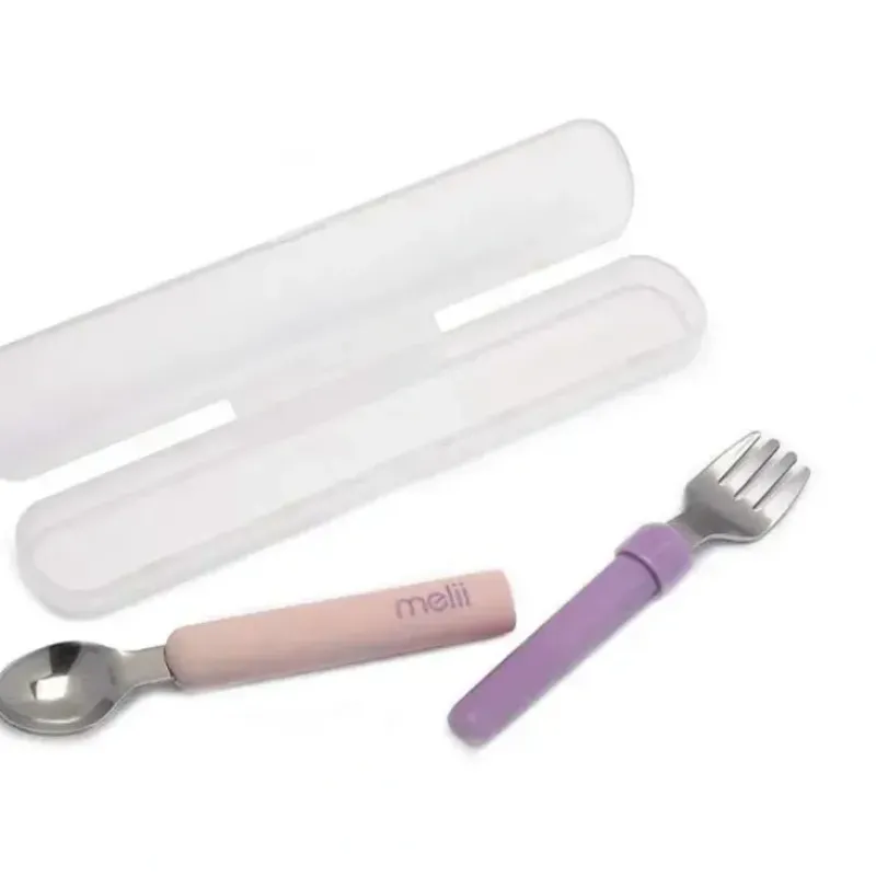 Shop All|Melii - Pink & Purple Spork On The Go - cutbabycare.com | baby boutique & care hub