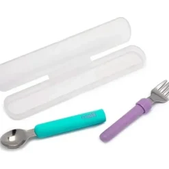 Shop All|Melii - 2Pk Blue & Purple Spork On The Go - cutbabycare.com | baby boutique & care hub