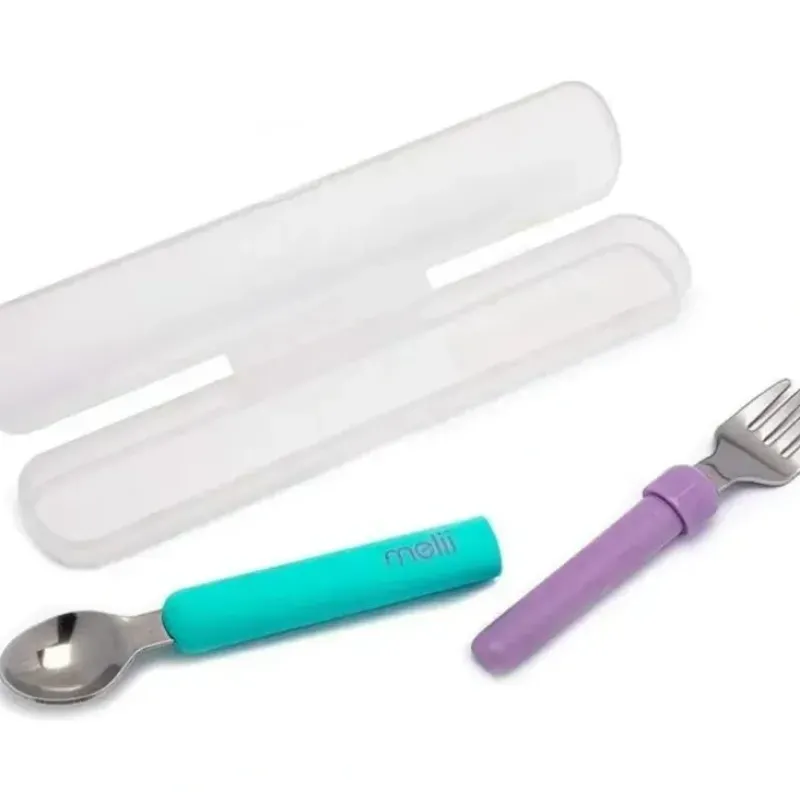 Shop All|Melii - 2Pk Blue & Purple Spork On The Go - cutbabycare.com | baby boutique & care hub
