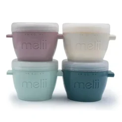 Shop All|Melii - 4Pk Snap & Go Baby Food Storage Containers, 4 Oz - cutbabycare.com | baby boutique & care hub