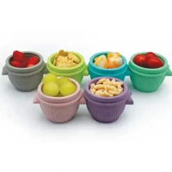 Shop All|Melii - 6Pk Snap & Go Baby Food Storage Containers with lids, 2 Oz - cutbabycare.com | baby boutique & care hub