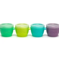 Shop All|Melii - 4Pk Snap & Go Baby Food Storage Containers with lids, 4 Oz - cutbabycare.com | baby boutique & care hub