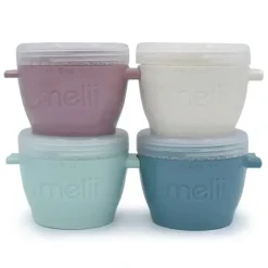 Shop All|Melii - 4Pk Snap & Go Baby Food Storage Containers, 6 Oz - cutbabycare.com | baby boutique & care hub
