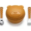 Shop All|Melii - Silicone Bear Bowl With Lid & Utensils - cutbabycare.com | baby boutique & care hub