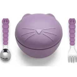 Shop All|Melii - Silicone Cat Bowl With Lid & Utensils - cutbabycare.com | baby boutique & care hub
