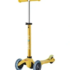 Shop All|Micro Kickboard - Mini Deluxe LED 3-Wheeled, Yellow - cutbabycare.com | baby boutique & care hub