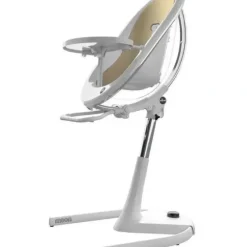 Car Seats|Mima - Moon 2G High Chair, White/Champagne - cutbabycare.com | baby boutique & care hub