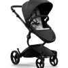 Stroller|Mima - Xari Max Stroller Black Chassis/Black Seat Box/Stone-White Starter Pack - cutbabycare.com | baby boutique & care hub
