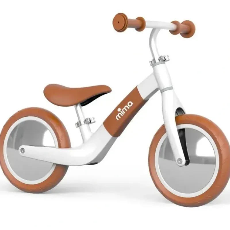 Shop All|Mima - Zoom Balance Bike, White/Camel - cutbabycare.com | baby boutique & care hub