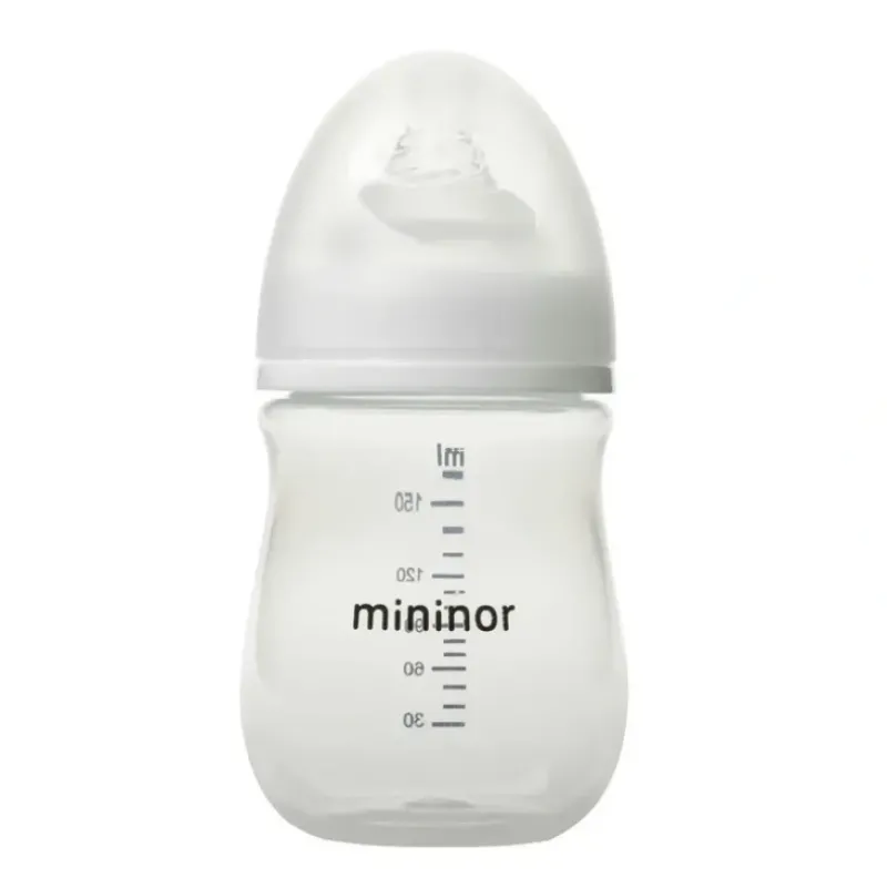 Shop All|Mininor Baby/Infant 160ml PP Feeding Bottle w/ Anti-Colic Silicone Teat Clear - cutbabycare.com | baby boutique & care hub