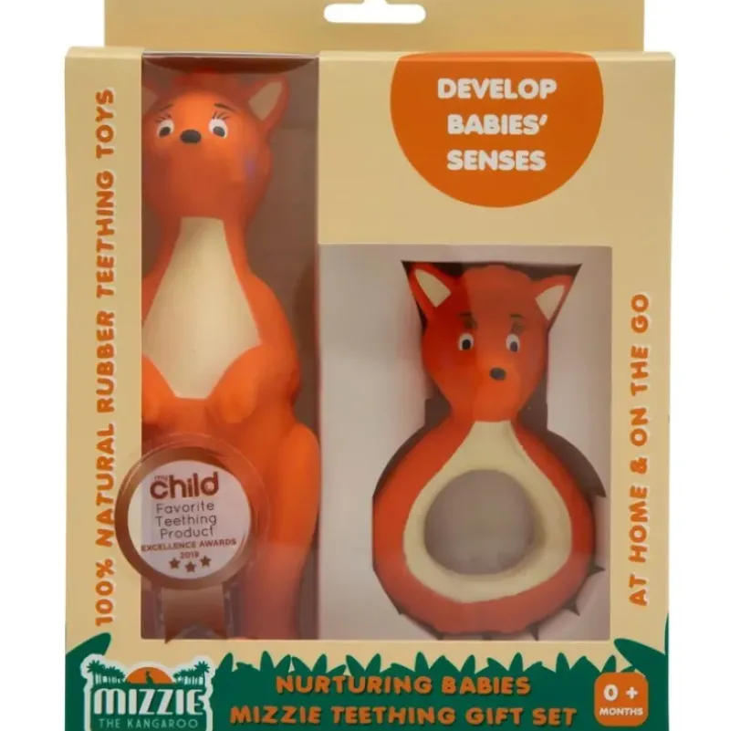 Shop All|Mizzie The Kangaroo Nurturing Babies Mizzie Teething Gift Set - cutbabycare.com | baby boutique & care hub