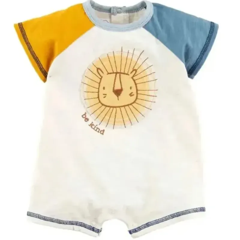 Shop All|Mud Pie - Baby Boy Be Kind Lion Shortall - cutbabycare.com | baby boutique & care hub