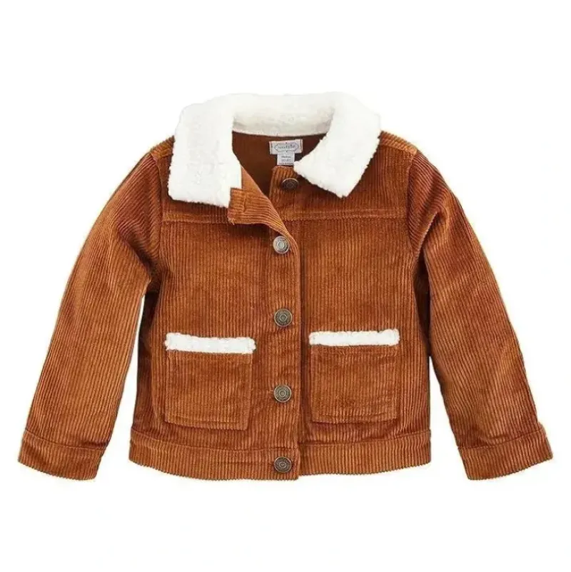 Shop All|Mud Pie - Baby Brown Cord Sherpa Jacket - cutbabycare.com | baby boutique & care hub